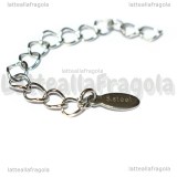 Catena di allungamento in Acciaio Inox 60x4mm