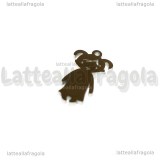 Ciondolo Bimba in Acciaio Inox 20x10.7mm