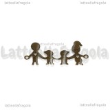 Connettore Family modello M in Acciaio Inox 29x14mm
