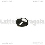 Ciondolo Cuore Lucchetto in Acciaio Inox 18x15mm