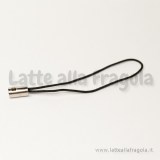 10 phonestrap in nylon nero per cellulare