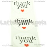 Adesivo Tondo Thank you 25mm