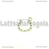 Ciondolo Ferro di Cavallo in Acciaio inox 14x8mm