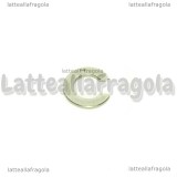 Ciondolo Lettera C in Acciaio Inox 11x10mm