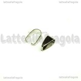 Portapendente in Acciaio 10x9mm