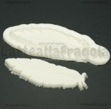 Stampo Piuma in gomma siliconica 13x5cm