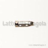 Base spilletta in metallo color bronzo 20x5mm