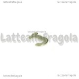 Ciondolo Lettera J in Acciaio Inox 11x7mm