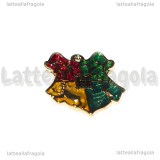 Ciondolo Stemmi Casate della saga di Harry Potter in metallo dorato smaltato 25x22mm