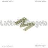 Ciondolo Lettera M in Acciaio Inox 11x10.5mm
