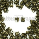 25 Coprinodo in rame color bronzo 4x3.5mm