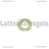 Ciondolo Lettera O in Acciaio Inox 11x10mm