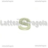 Ciondolo Lettera S in Acciaio Inox 11.5x8.5mm