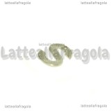 Ciondolo Lettera S in Acciaio Inox 11.5x8.5mm