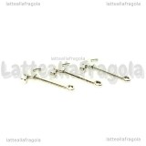 Charm Martello in metallo argento antico 26x13mm