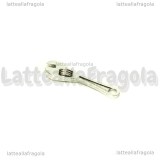 Charm Chiave Inglese Regolabile in metallo argento antico 24x8mm