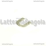 Ciondolo Lettera U in Acciaio Inox 11x9mm