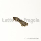 Charm vestito di Marilyn in metallo color bronzo 22x10mm