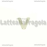 Ciondolo Lettera V in Acciaio Inox 11x9mm