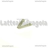 Ciondolo Lettera V in Acciaio Inox 11x9mm