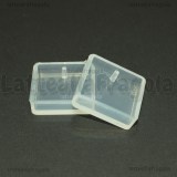 Stampo Quadrato per ciondolo con foro in silicone 28x28mm