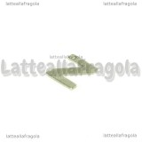 Ciondolo Lettera Z in Acciaio Inox 11x8.5mm
