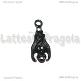 Connettore Pipistrello in metallo smaltato nero 21x10mm