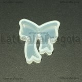 Stampo Fiocco in silicone lucido 40x35mm