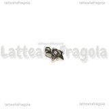 Charm Punto Luce Stella in Acciaio Inox 9x8mm