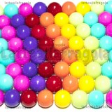 7 Perle Arcobaleno in vetro 10mm