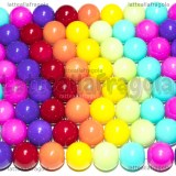7 Perle Arcobaleno in vetro 10mm