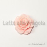 Cabochon Rosa in resina colore Rosa 19mm