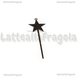 Ciondolo Bacchetta Magica in Acciaio Inox 35x12mm
