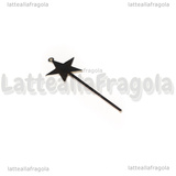 Ciondolo Bacchetta Magica in Acciaio Inox 35x12mm