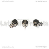 Portapendente Dado Stondato in Acciaio Inox 7x4mm