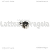 Portapendente Cubo in Acciaio Inox 7x4mm