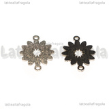 Connettore Fiore in Acciaio Inox puntinato 19.5x15mm