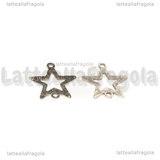 Connettore Stella in Acciaio Inox puntinato 17x17mm