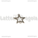 Connettore Stella in Acciaio Inox puntinato 17x17mm