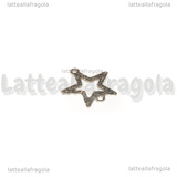 Connettore Stella in Acciaio Inox puntinato 17x17mm