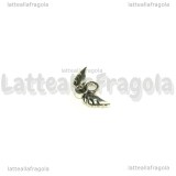 Charm Ali con base in metallo argento antico 13mm