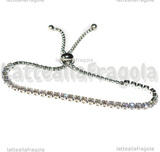 Bracciale Tennis In Acciaio Inox con Cubic Zirconia 