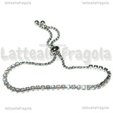 Bracciale Tennis In Acciaio Inox con Cubic Zirconia
