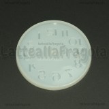 Stampo in silicone Orologio Numeri Arabi lucido diametro 10cm