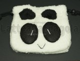 Pochette Panda in pelouche 19.5x17cm