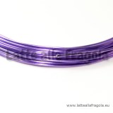 10 Metri Filo in Alluminio Viola 1mm