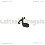 5 Charms Nota Musicale in Acciaio Inox 12x9.5mm