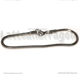 Base Bracciale tipo Pandora in Acciaio Inox 19x3mm