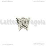 Ciondolo Farfalla in Acciaio inox 11x11mm 
