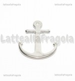 Ciondolo Ancora in acciaio 32x26mm